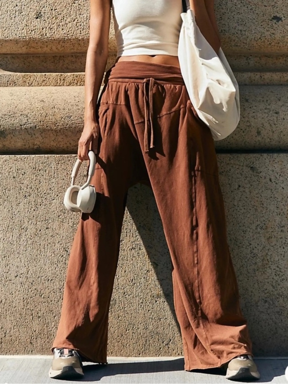 Free People FP Movement Hot Shot Fold Over Sport Pants Size M